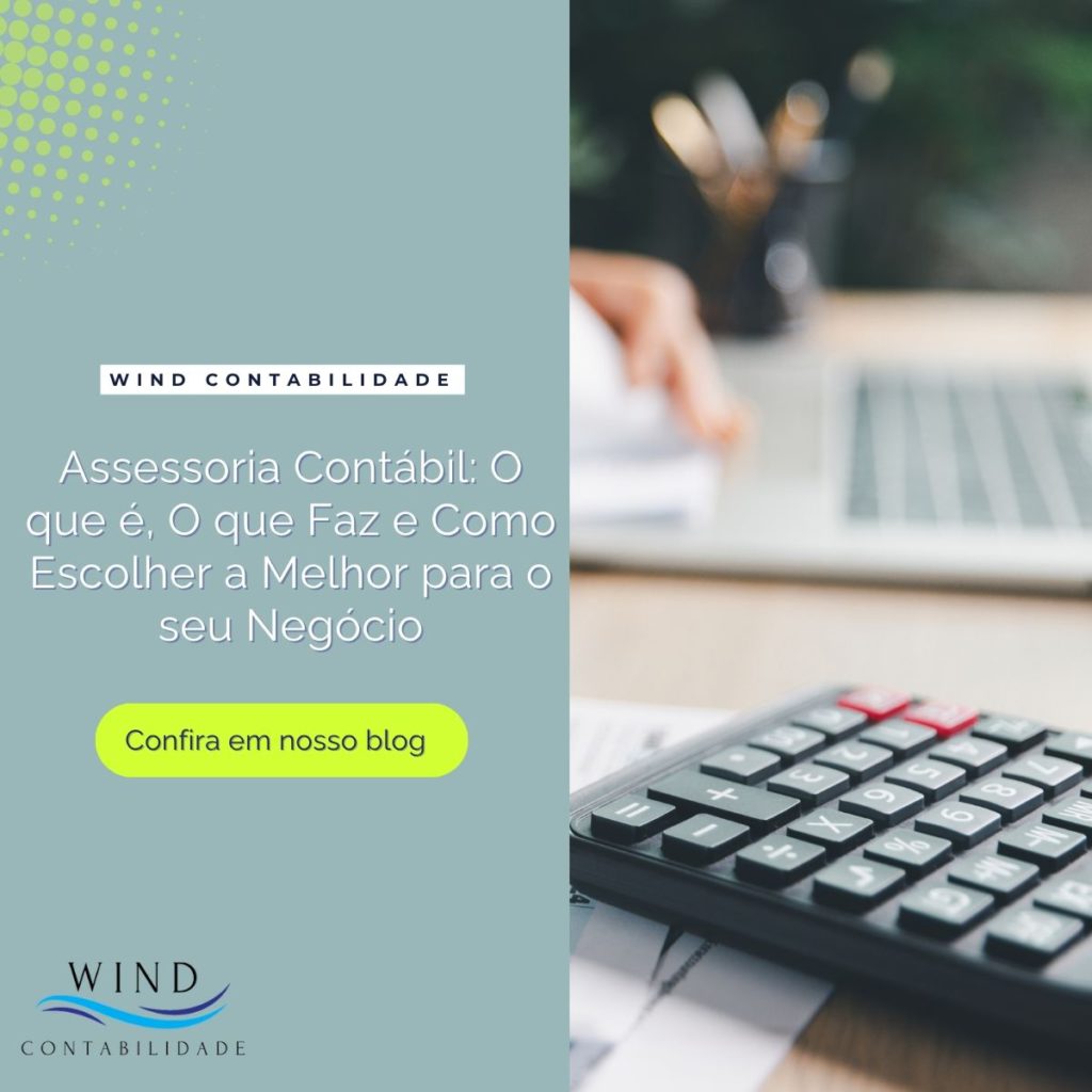 Calculator and text about accounting services